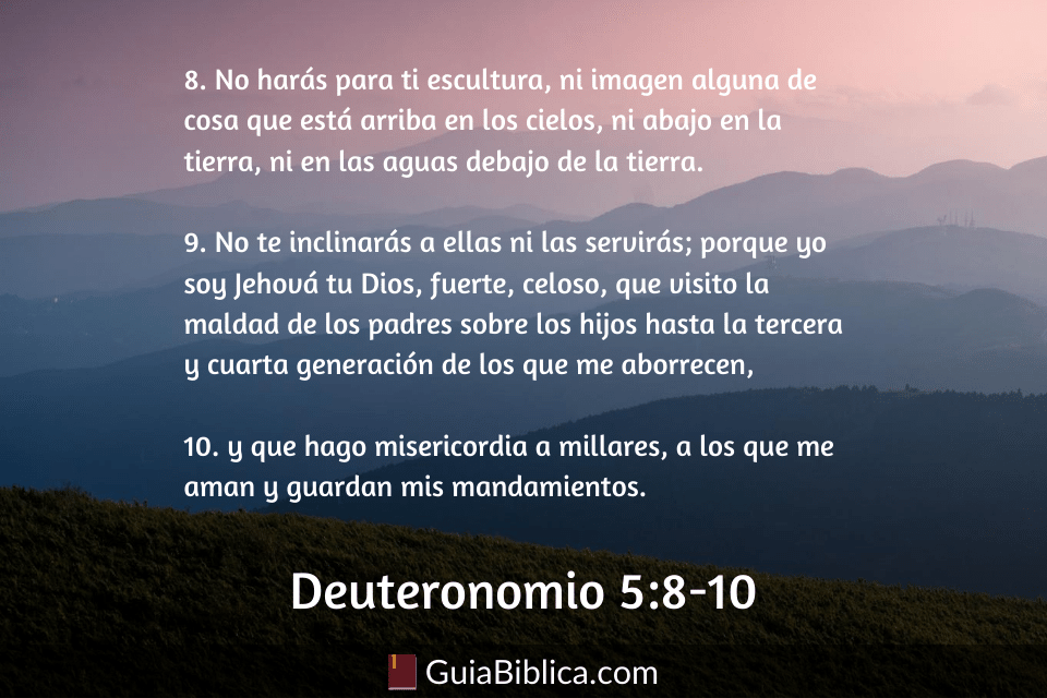 Deuteronomio 5_8-10